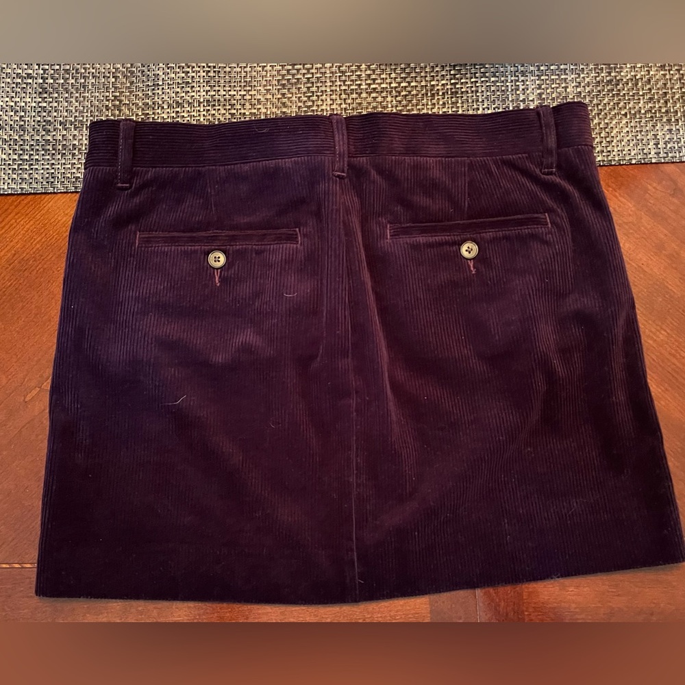 Rugby Ralph Lauren Purple Corduroy Skirt - Picture 3 of 4